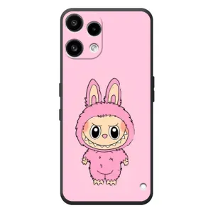Чехол с Лабубу на Nothing Phone (3a) Lite (Розовый Лабубу)