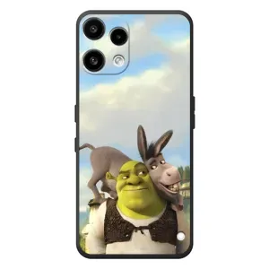 Чехол с мультфильмом Шрек на Nothing Phone (3a) Lite (Шрек и Осел)