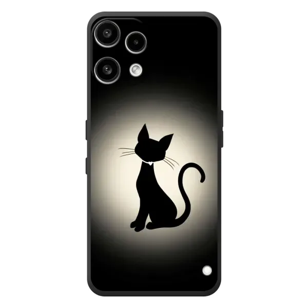 Чохол з принтом «Силует котика» для Nothing Phone (3a) Lite Чохол з принтом «Силует котика» для Nothing Phone (3a) Lite