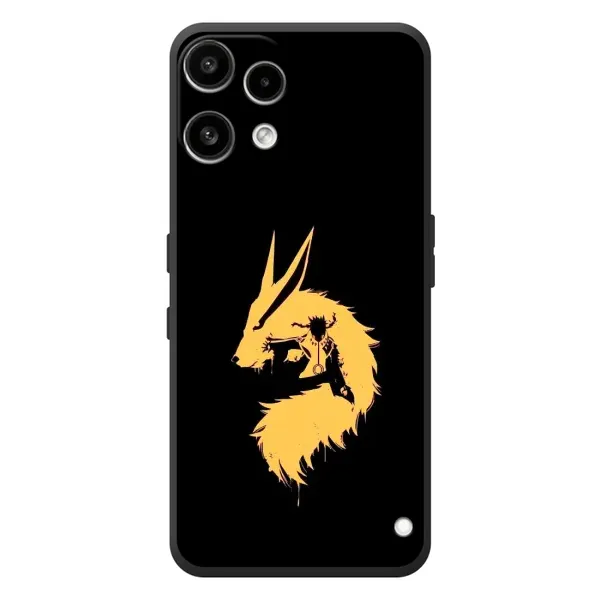 Чехол с принтом «силуэт Курама Наруто» для Nothing Phone (3a) Lite