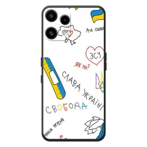Чехлы Доброго вечора, ми за України для Ничего Телефон (3а) Лайт
(AlphaPrint) (Стикер)