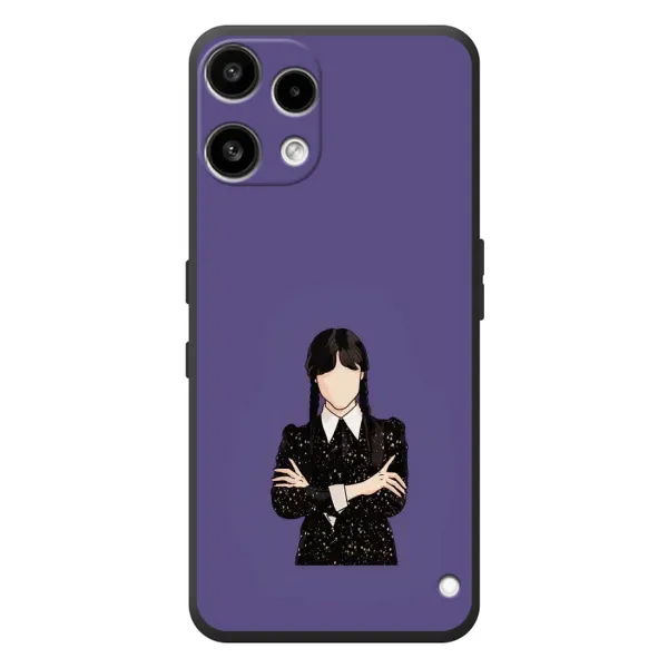 Чехол с принтом «Уэнздей в черном» для Nothing Phone (3a) Lite Чехол с принтом «Уэнздей в черном» для Nothing Phone (3a) Lite