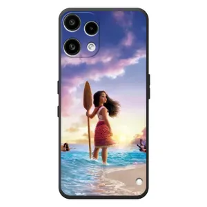 Чехол с мультфильмом Моана Nothing Phone (3a) Lite (Моана с веслом)