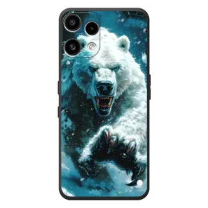 Чехол с картинкой «Хищники» для Nothing Phone (3a) Lite (Полярный медведь)