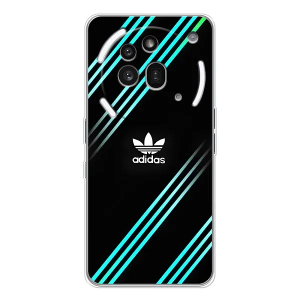 Чехол с принтом «Адидас с полосами» для Nothing Phone (3a) Pro