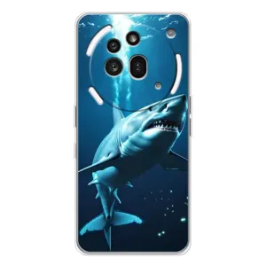 Чехол с картинкой «Хищники» для Nothing Phone (3a) Pro (Акула под водой)