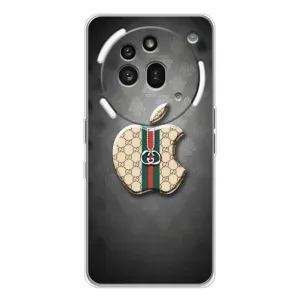 Чохол з принтом «Apple gucci» для Nothing Phone (3a) Pro