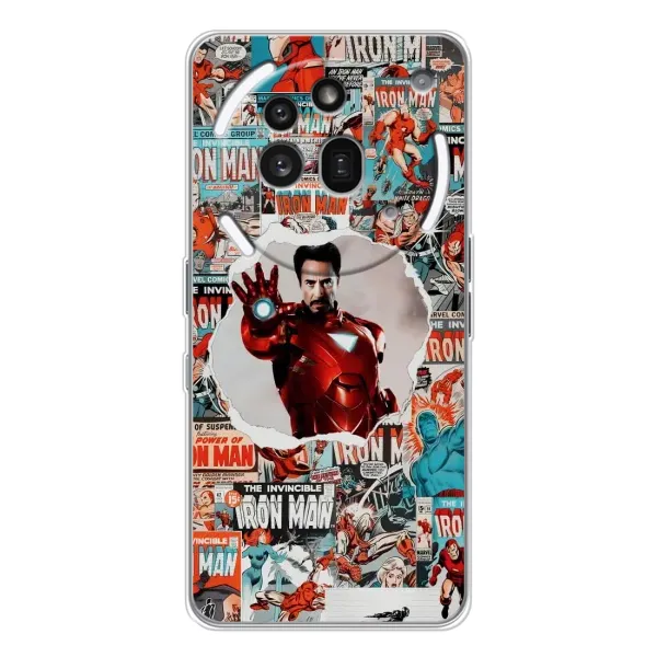 Чехол с принтом «Айронмен» для Nothing Phone (3a) Pro Чехол с принтом «Айронмен» для Nothing Phone (3a) Pro