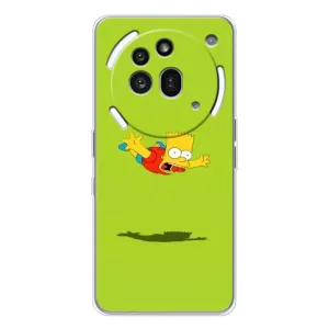 Чехол с Симпсонами для Nothing Phone (3a) Pro (VPrint) (Барт Симпсон)