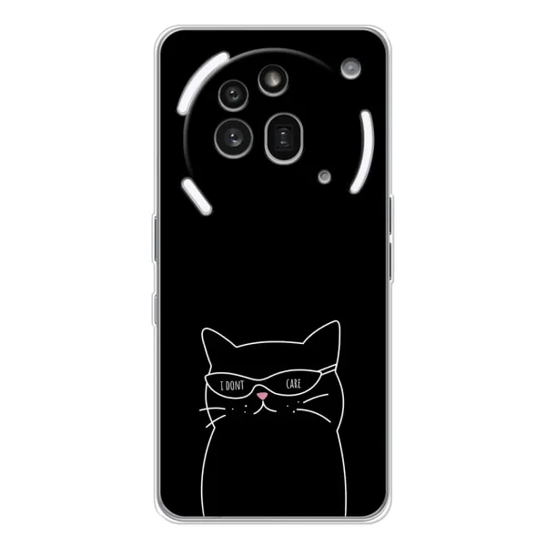 Чохол з принтом «Байдужий кіт» для Nothing Phone (3a) Pro