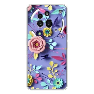 Чехлы с Цветами для Nothing Phone (3a) Pro (VPrint) (Цветочный дизайн)
