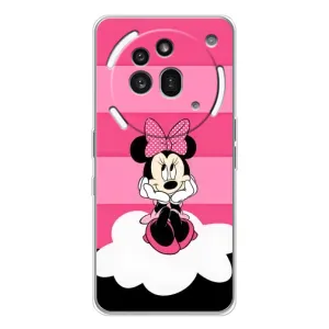 Міккі Маус чохол для Nothing Phone (3a) Pro (AlphaPrint - Мультяшні) (Дівчинка Maus)
