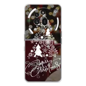 Рождественские Чехлы для Nothing Phone (3a) Pro (VPrint) (Елочка узорная)