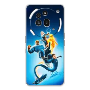 Чехол с принтом Фантастическая четверка для Nothing Phone (3a) Pro (Герои Фантастическая Четверка)
