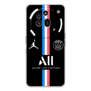 Чехлы PSG для Nothing Phone (3a) Pro (AlphaPrint) (футболка ПСЖ)
