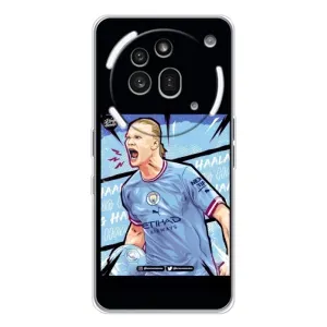 Чехлы с футболистом Ерлинг Холанд для Nothing Phone (3a) Pro (AlphaPrint) (гол Эрлинг Холланд)