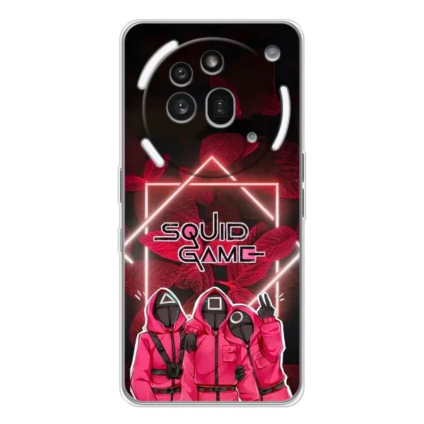 Чехол с принтом «Охранники Игра кальмара» для Nothing Phone (3a) Pro Чехол с принтом «Охранники Игра кальмара» для Nothing Phone (3a) Pro