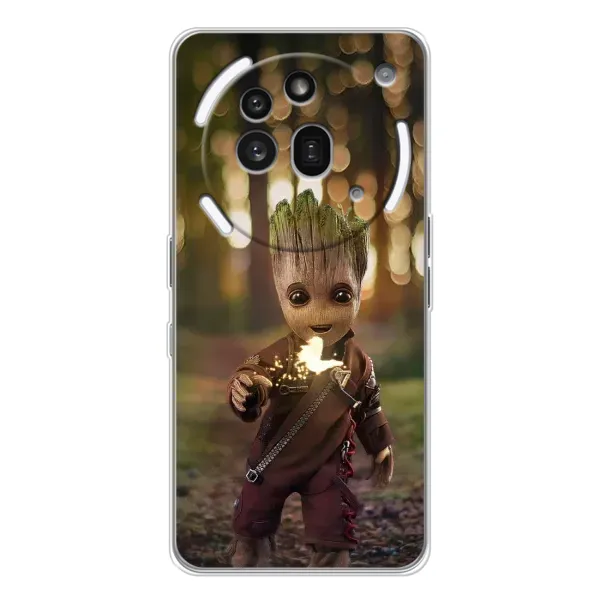 Чехол с принтом «I am Groot» для Nothing Phone (3a) Pro Чехол с принтом «I am Groot» для Nothing Phone (3a) Pro