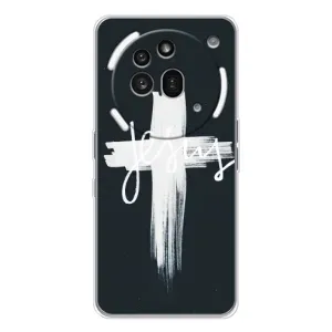 Чехол для Nothing Phone (3a) Pro (AlphaPrint) - (Христианские) (Иисус)