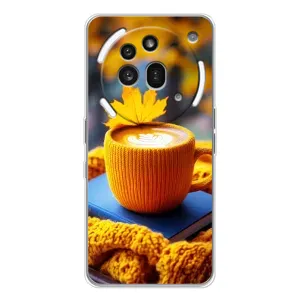 Чехол с принтом «Кофе на желтом пледе» для Nothing Phone (3a) Pro