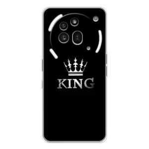 Чехол с принтом «KING» для Nothing Phone (3a) Pro