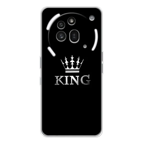 Чехол с принтом «KING» для Nothing Phone (3a) Pro