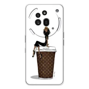 Чохли Луі Вітон для Nothing Phone (3a) Pro (AlphaPrint - LOUIS VUITTON) (кава LOUIS VUITTON)