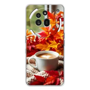 Чехол с уникальным дизайном «Осень с кофе» для Nothing Phone (3a) Pro