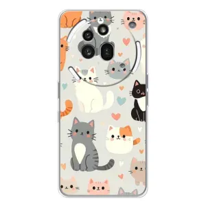 Чохол з малюнком кіт на Nothing Phone (3a) Pro (Колаж котів)