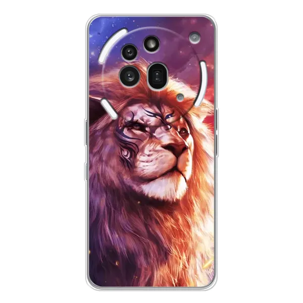 Чохол з принтом «Красочний Лев» для Nothing Phone (3a) Pro