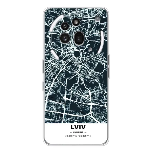 Чехол с принтом «Львов» для Nothing Phone (3a) Pro