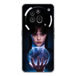 Чехол с дизайном Венздей 2 на Nothing Phone (3a) Pro (Магическая сфера Уэнздей)