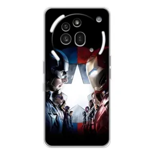 Чехол с принтом «Марвел стайл» для Nothing Phone (3a) Pro