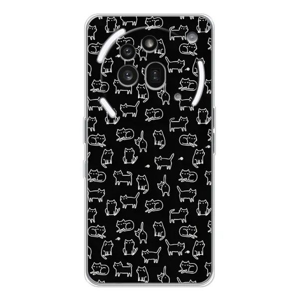 Чохол з принтом «Маленькі котики» для Nothing Phone (3a) Pro