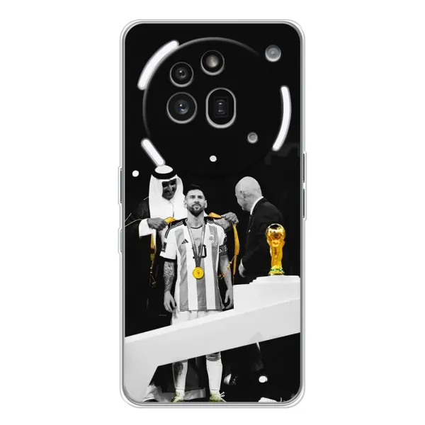 Чехол с принтом «Месси в накидке» для Nothing Phone (3a) Pro