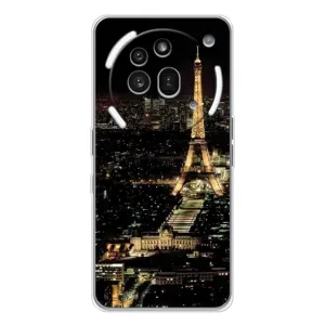 Чехол Эйфелева Башня для Nothing Phone (3a) Pro - (AlphaPrint) (Ночной Париж)