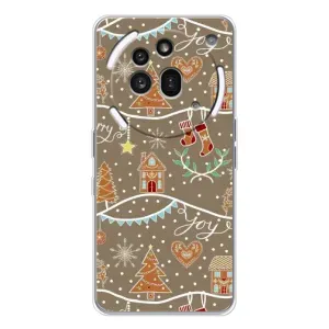 Новогодние, Праздничные Чехлы для Nothing Phone (3a) Pro - 2024 год (Новогодние пряники)
