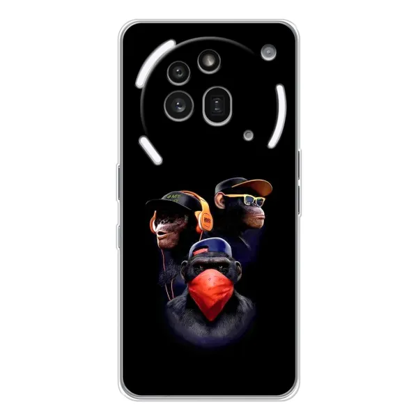 Чехол с принтом «Три обезьяны» для Nothing Phone (3a) Pro Чехол с принтом «Три обезьяны» для Nothing Phone (3a) Pro