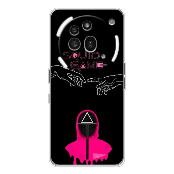 Чехол с принтом «Минимализм Игра кальмара» для Nothing Phone (3a) Pro Чехол с принтом «Минимализм Игра кальмара» для Nothing Phone (3a) Pro