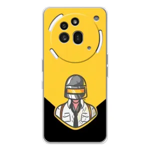 Чохол з принтом «Пабг в шоломі» для Nothing Phone (3a) Pro