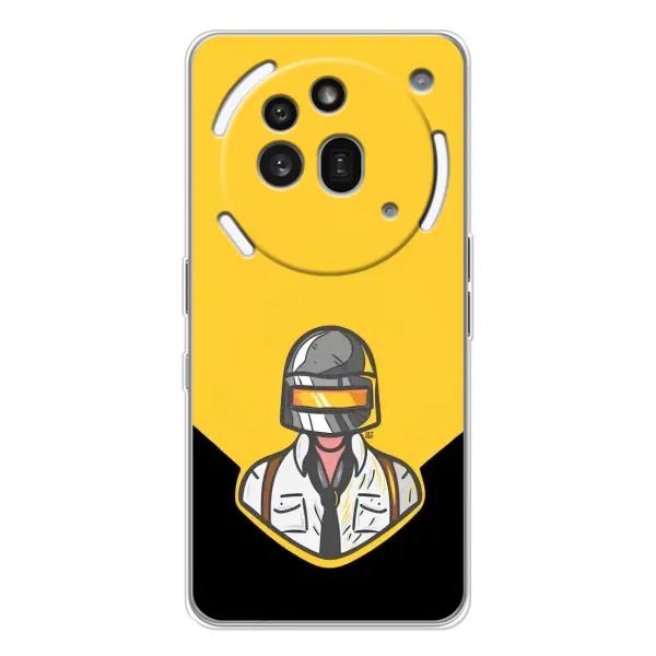 Чохол з принтом «Пабг в шоломі» для Nothing Phone (3a) Pro