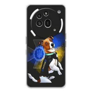 Чехлы с картинкой собаки Патрон для Nothing Phone (3a) Pro (AlphaPrint) (Патрон собачка)