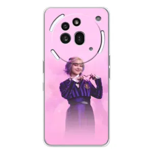 Чехол с дизайном Венздей 2 на Nothing Phone (3a) Pro (Яркая Энид Уэнздей)