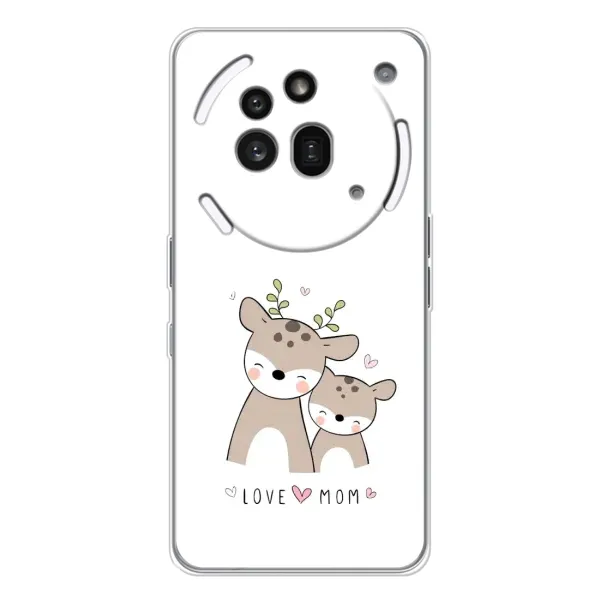 Чехол с принтом «Оленята мама и малыш» для Nothing Phone (3a) Pro Чехол с принтом «Оленята мама и малыш» для Nothing Phone (3a) Pro