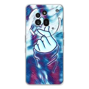 Чехол с принтом «Радужное сердце» для Nothing Phone (3a) Pro