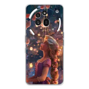Чехол Рапунцель для Nothing Phone (3a) Pro (Рапунцель фонарики)