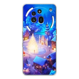 Рождественские Чехлы для Nothing Phone (3a) Pro (VPrint) (Рождественский город)
