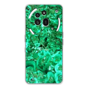 Мраморний чехол на Nothing Phone (3a) Pro (VPrint) (Салатовий Мрамор)