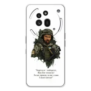 Чехлы для Nothing Phone (3a) Pro с принтом Тараса Шевченко (AlphaPrint) (Шевченко воин)