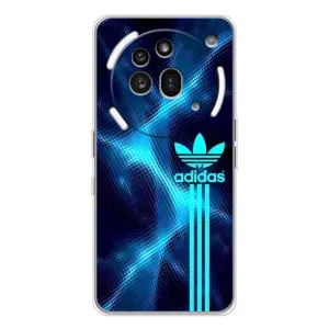 Чехол с принтом «Синий Адидас» для Nothing Phone (3a) Pro